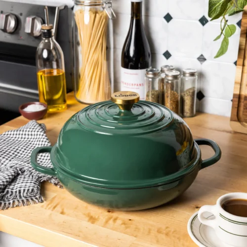 Alternative view of 10.35 Inch Enameled Cast Iron Bread Oven