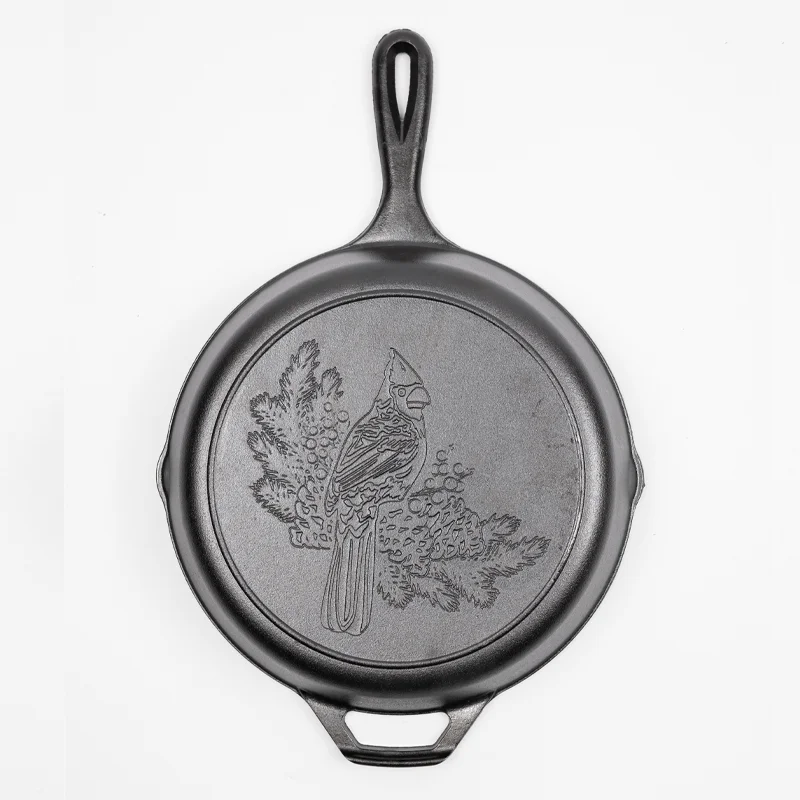 Lodge 10.25 Inch Seasoned Cast Iron Cardinal Skillet - Image 2