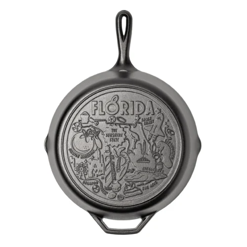 American Road Trip: 12 Inch Seasoned Cast Iron Skillet, Florida