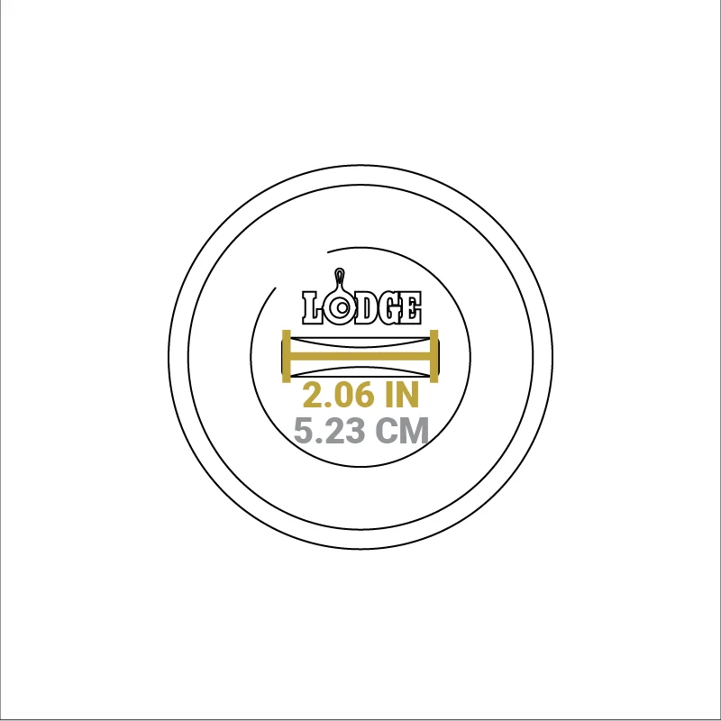 Heat-Treated 5 Inch Cast Iron Lid - Image 4