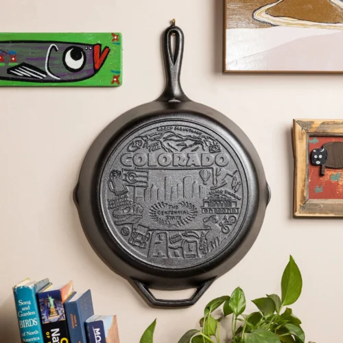 Alternative view of American Road Trip: 12 Inch Seasoned Cast Iron Skillet, Colorado