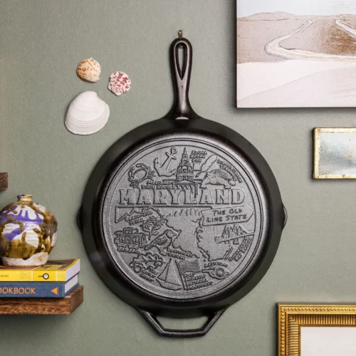 Alternative view of American Road Trip: 12 Inch Seasoned Cast Iron Skillet, Maryland