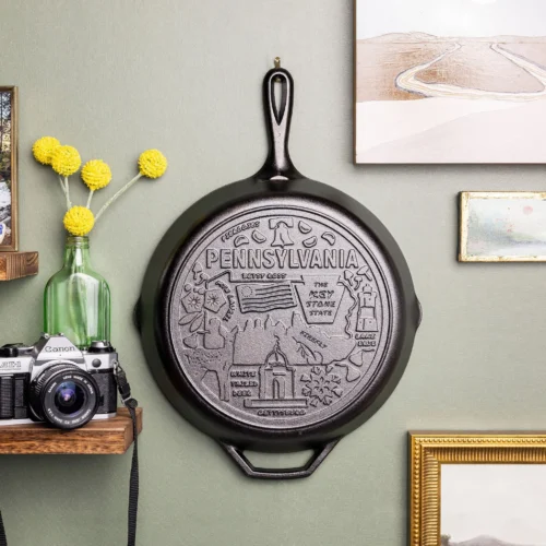 Alternative view of American Road Trip: 12 Inch Seasoned Cast Iron Skillet, Pennsylvania