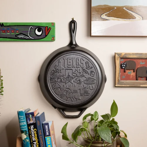 Alternative view of American Road Trip: 12 Inch Seasoned Cast Iron Skillet, Texas