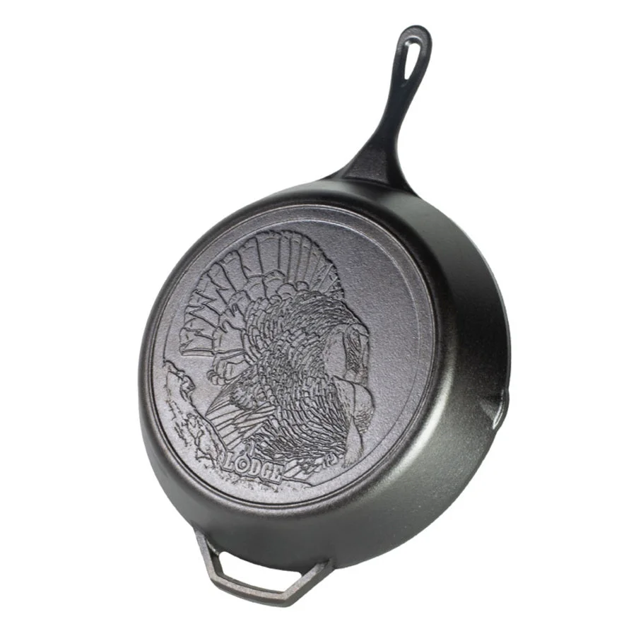 Wildlife Series™ 13.25 Inch Cast Iron Turkey Skillet - Image 2