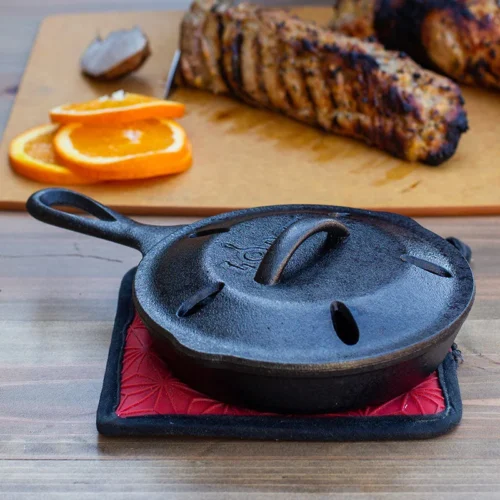 Alternative view of 6.5 Inch Seasoned Cast Iron Smoker Skillet