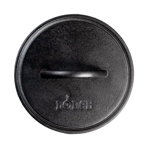 Alternative view of Seasoned Cast Iron Round Grill Press