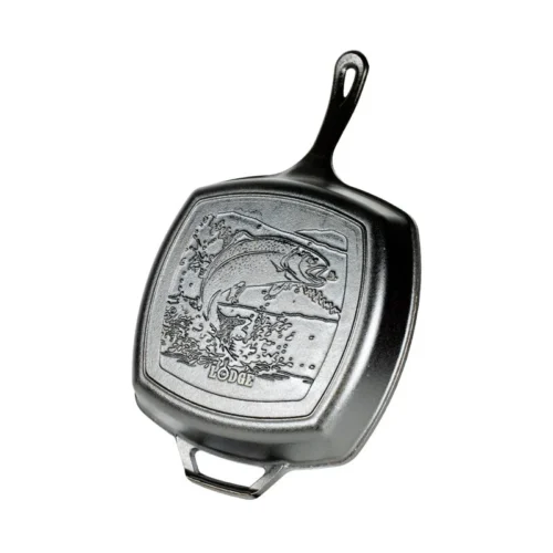 Alternative view of Wildlife Square Grill Pan with Fish