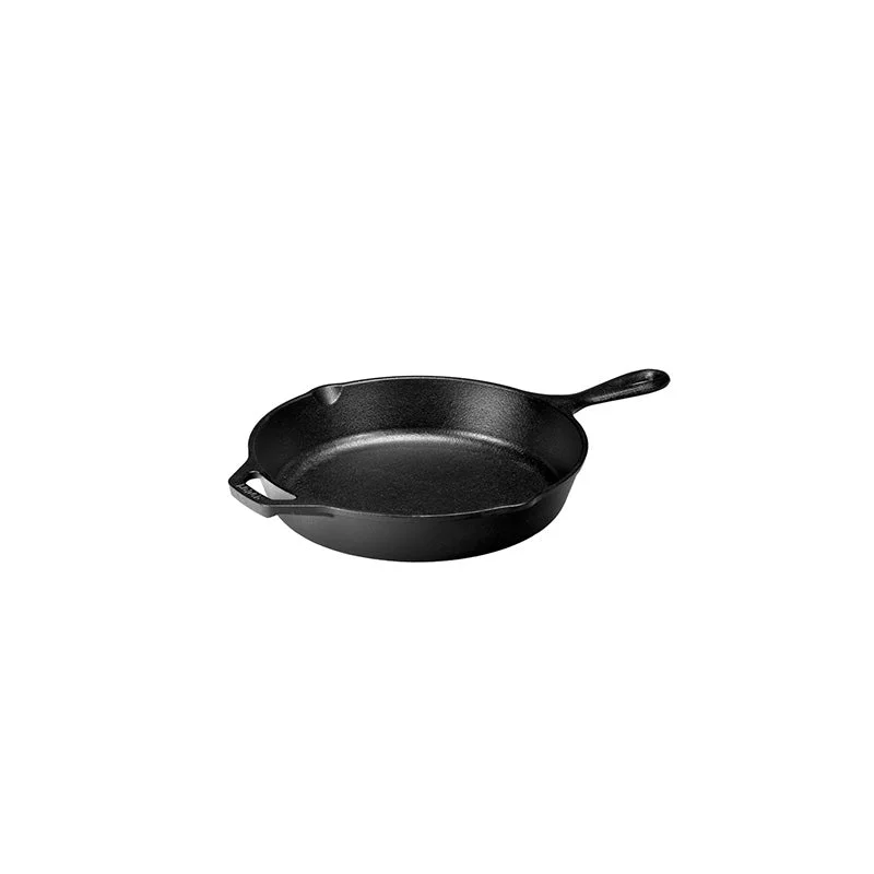 10.25 Inch Seasoned Cast Iron Sugar Skull Skillet - Image 5