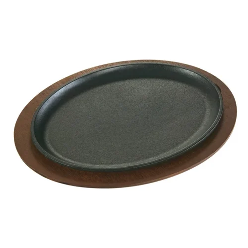 Alternative view of 13.25 Inch Jumbo Oval Walnut Wood Underliner