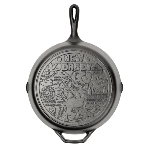 American Road Trip: 12 Inch Seasoned Cast Iron Skillet, New Jersey