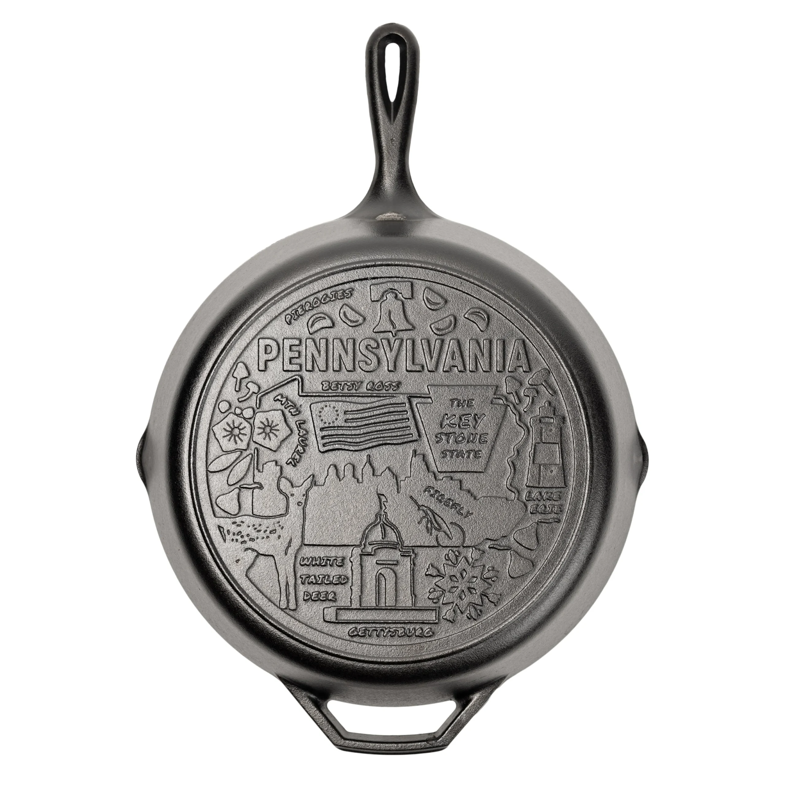 American Road Trip: 12 Inch Seasoned Cast Iron Skillet, Pennsylvania - Image 6