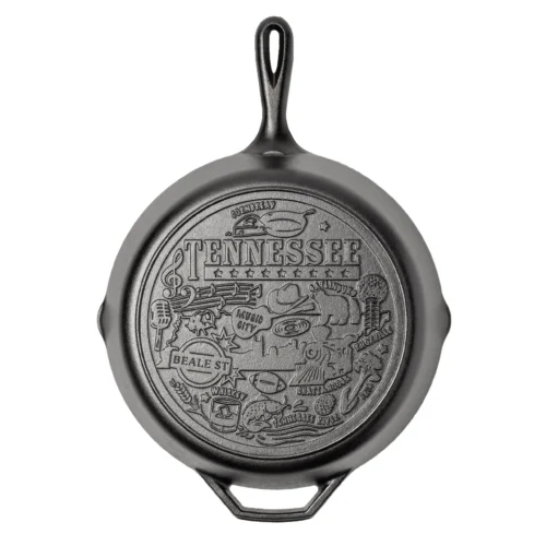 Alternative view of American Road Trip: 12 Inch Seasoned Cast Iron Skillet, Tennessee