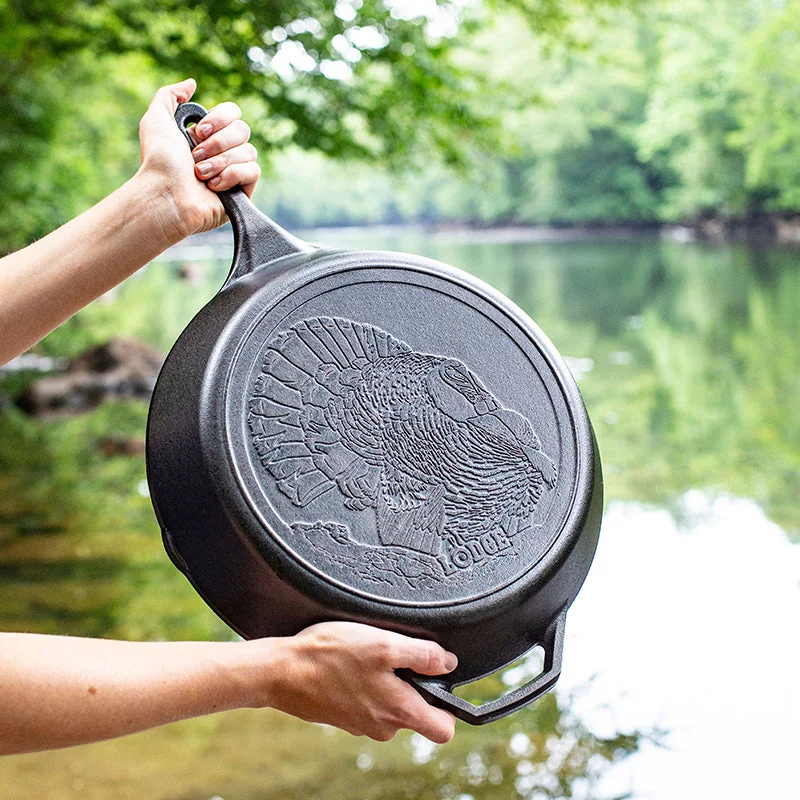 Wildlife Series™ 13.25 Inch Cast Iron Turkey Skillet - Image 8